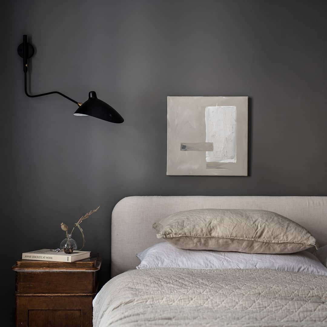 Mid-Century Swing-Arm Wall Sconce with Conical-Shades