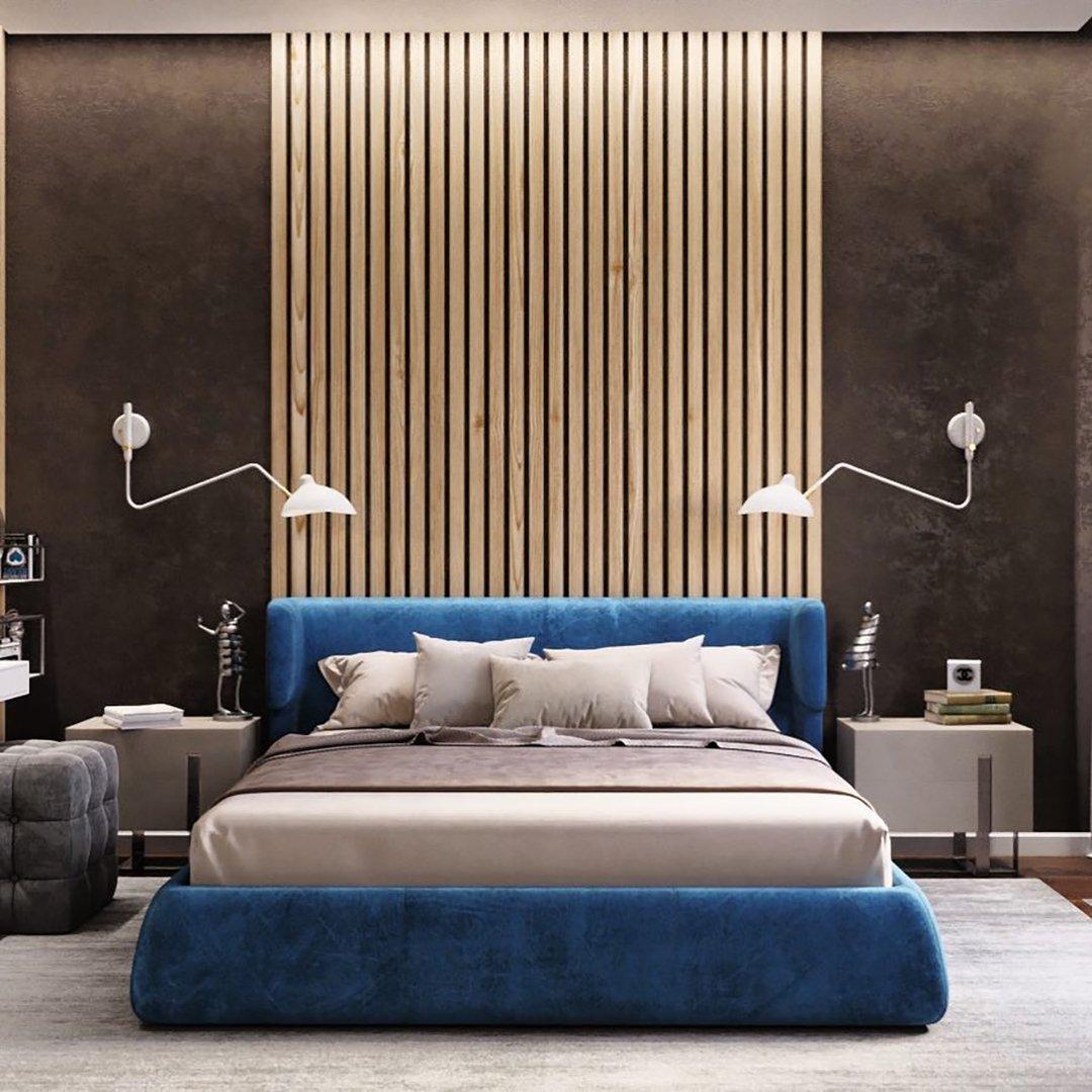 Mid-Century Swing-Arm Wall Sconce with Conical-Shades