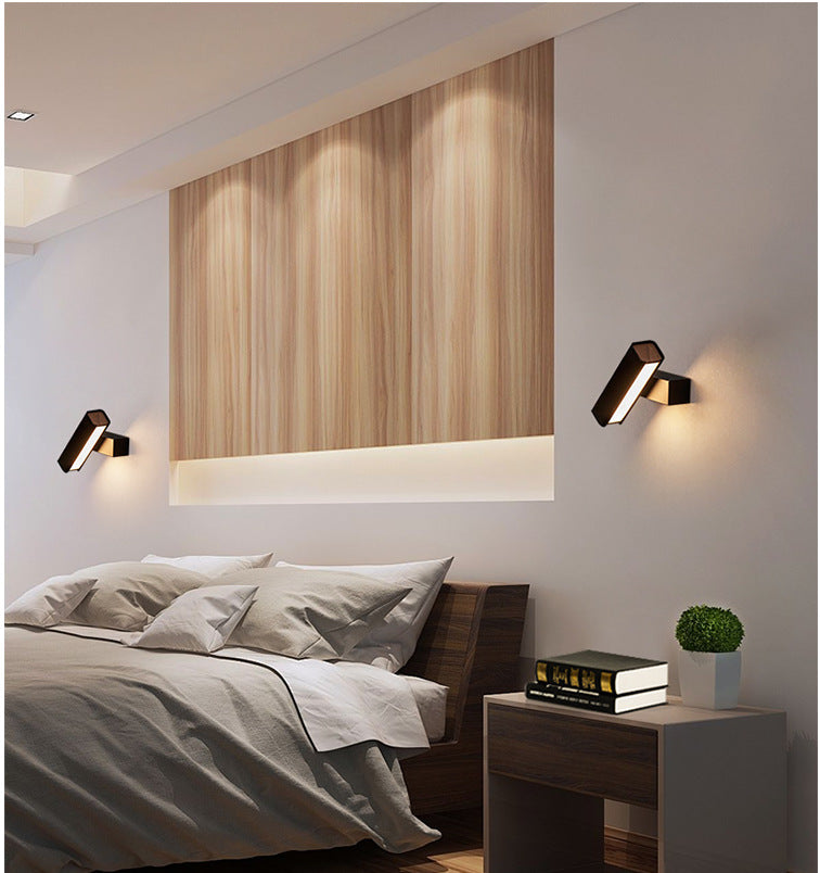 Minimalist Adjustable Rectangular LED Wall Sconce