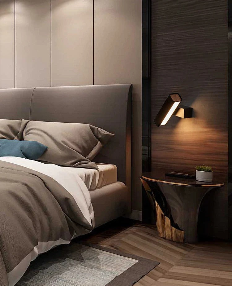Minimalist Adjustable Rectangular LED Wall Sconce