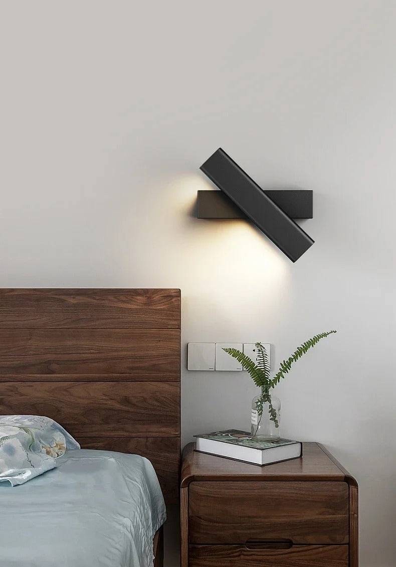 Minimalist Adjustable Rectangular LED Wall Sconce