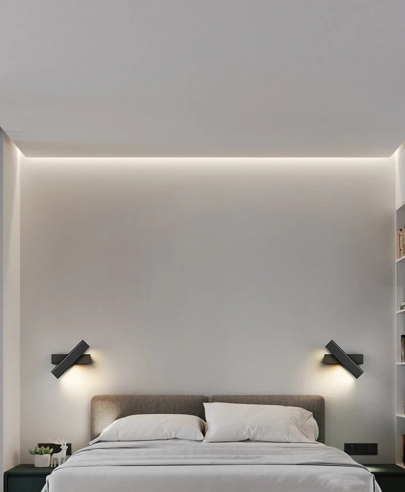Minimalist Adjustable Rectangular LED Wall Sconce