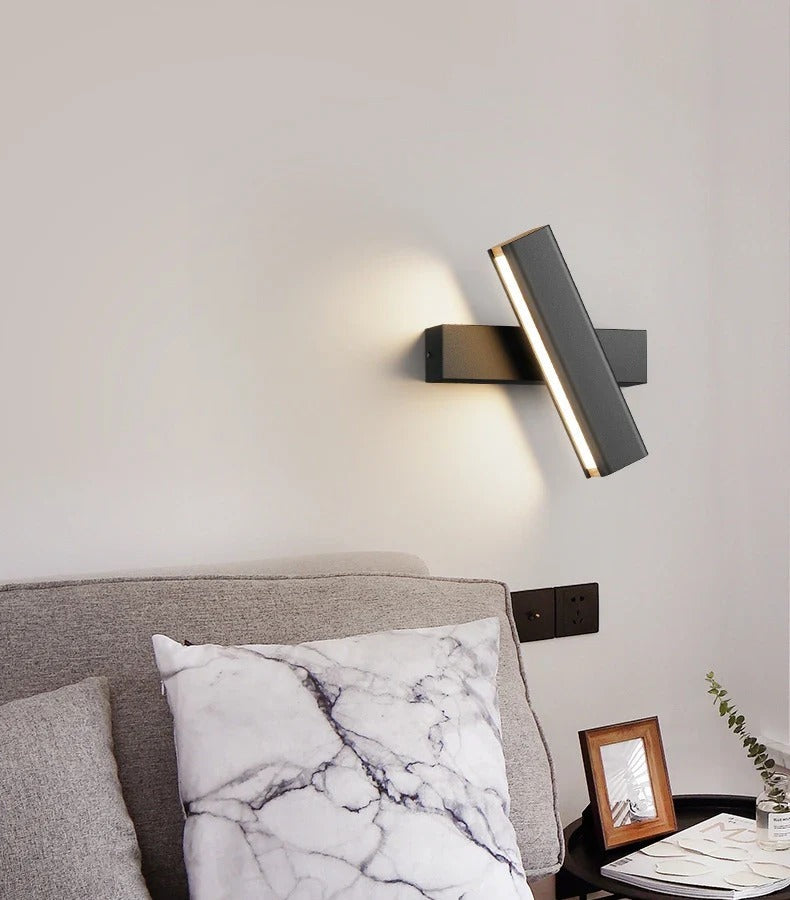 Minimalist Adjustable Rectangular LED Wall Sconce