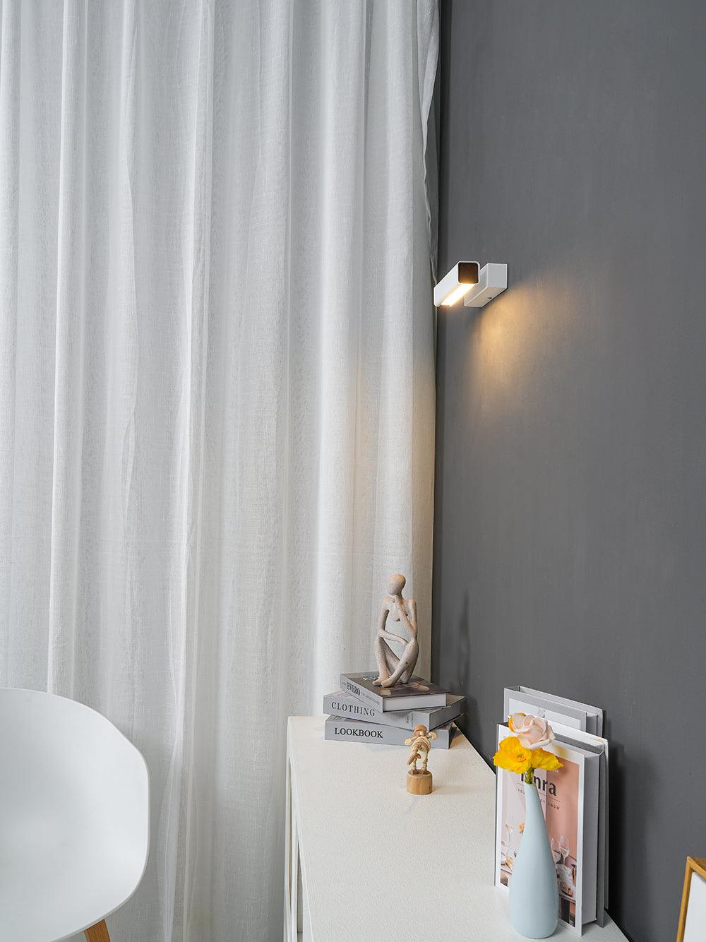 Minimalist Adjustable Rectangular LED Wall Sconce