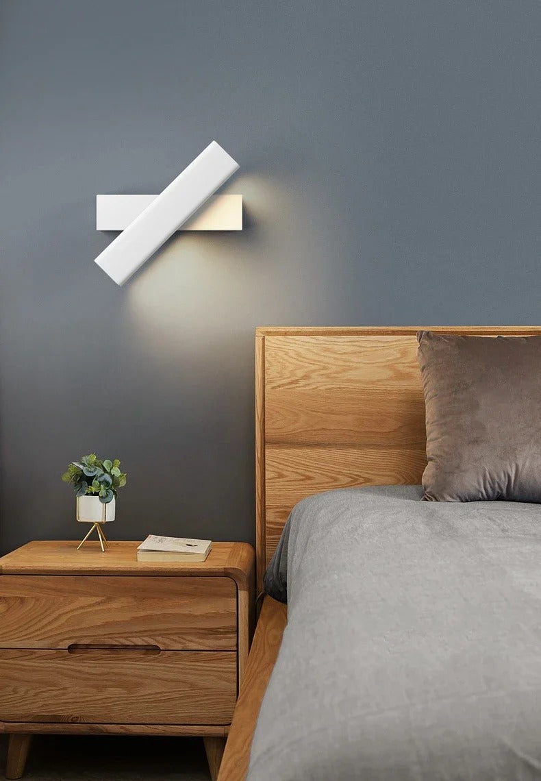 Minimalist Adjustable Rectangular LED Wall Sconce