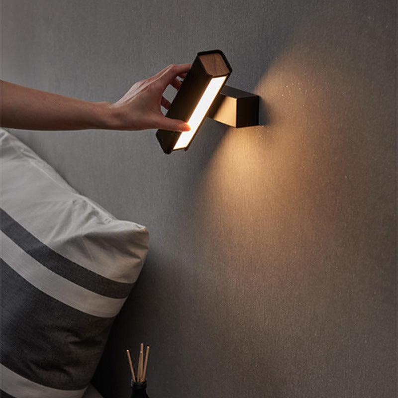 Minimalist Adjustable Rectangular LED Wall Sconce