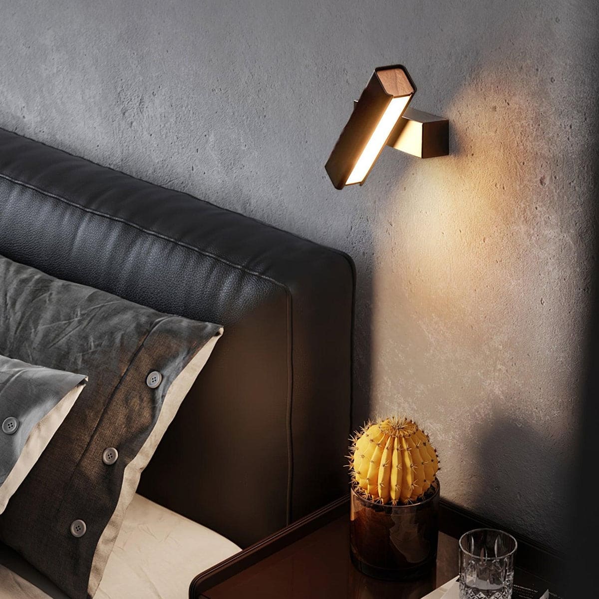 Minimalist Adjustable Rectangular LED Wall Sconce