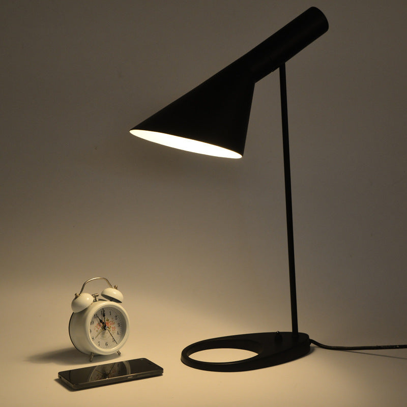 Minimalist Desk Lamp with Adjustable Conical Shade