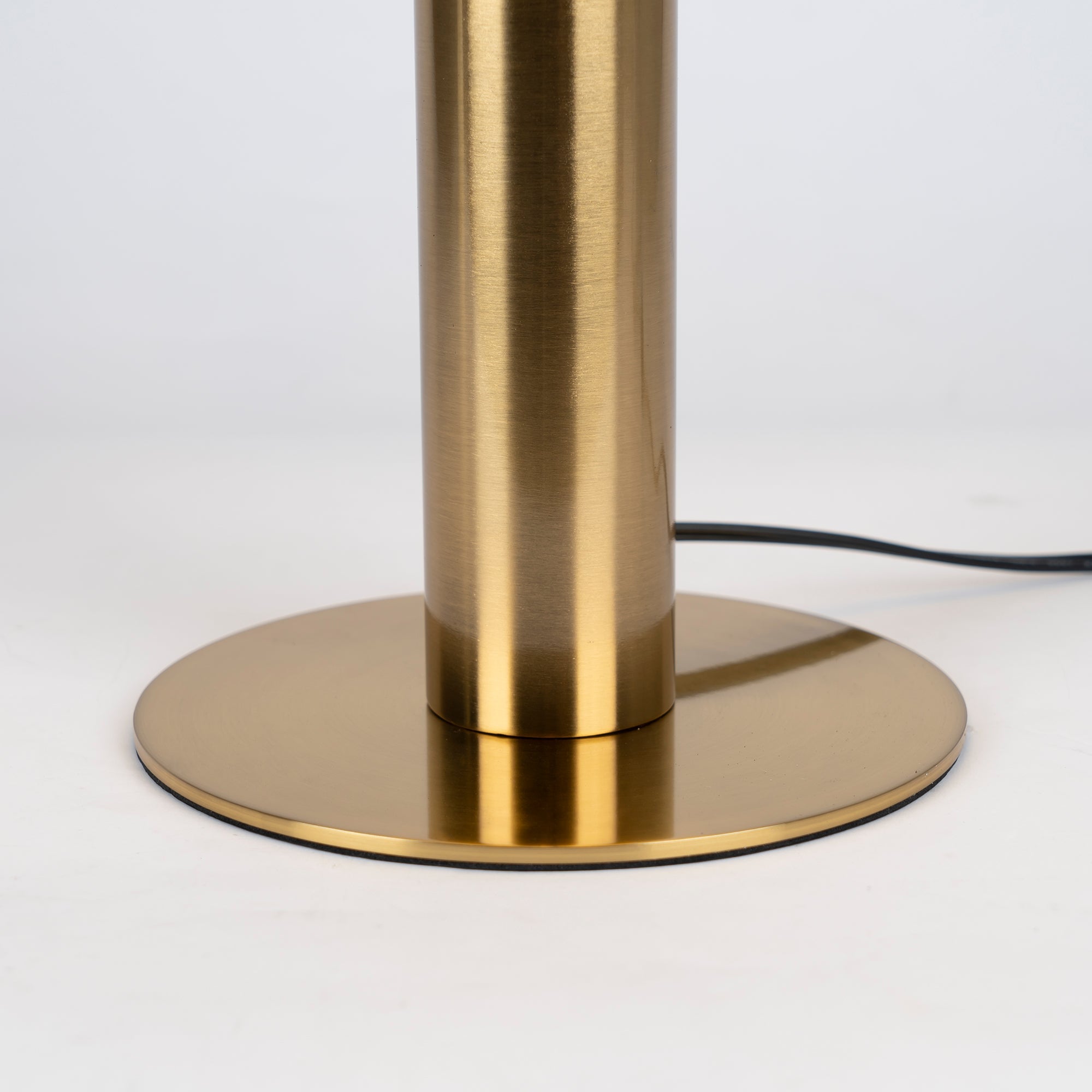 Art Deco Table Lamp with Hemispherical Shade