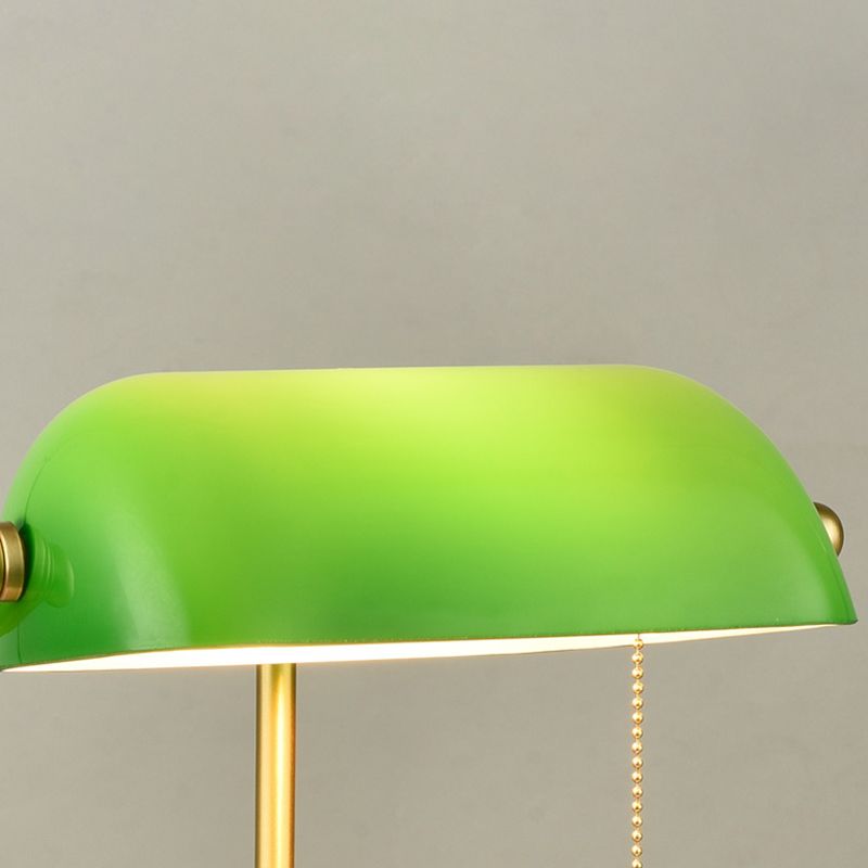 Vintage Table Lamp featuring Curved Dome Shade