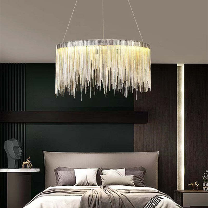 Circular Chandelier - Modern Art Deco Elegance