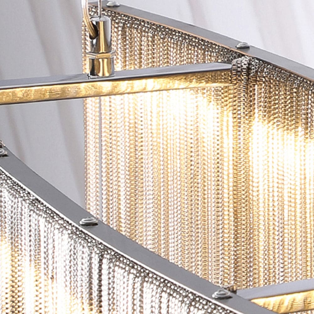 Circular Chandelier - Modern Art Deco Elegance