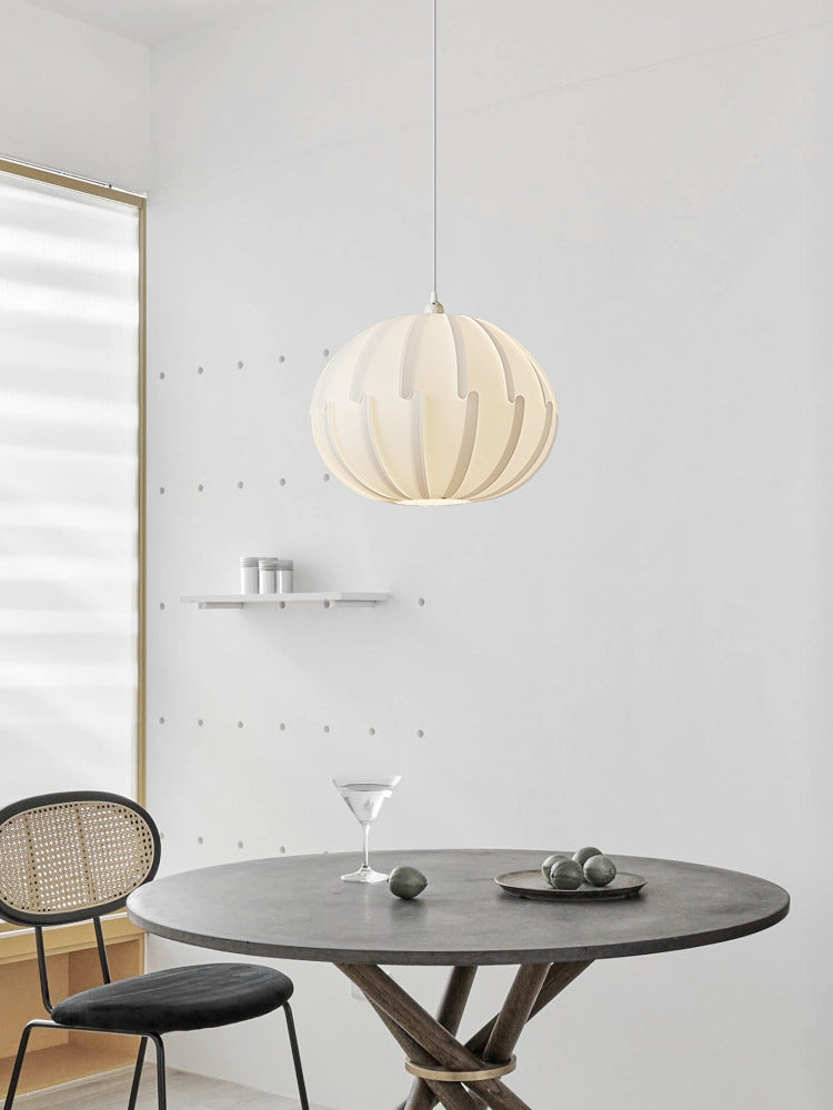 Scandinavian Spherical Pendant Light – Curved Elements