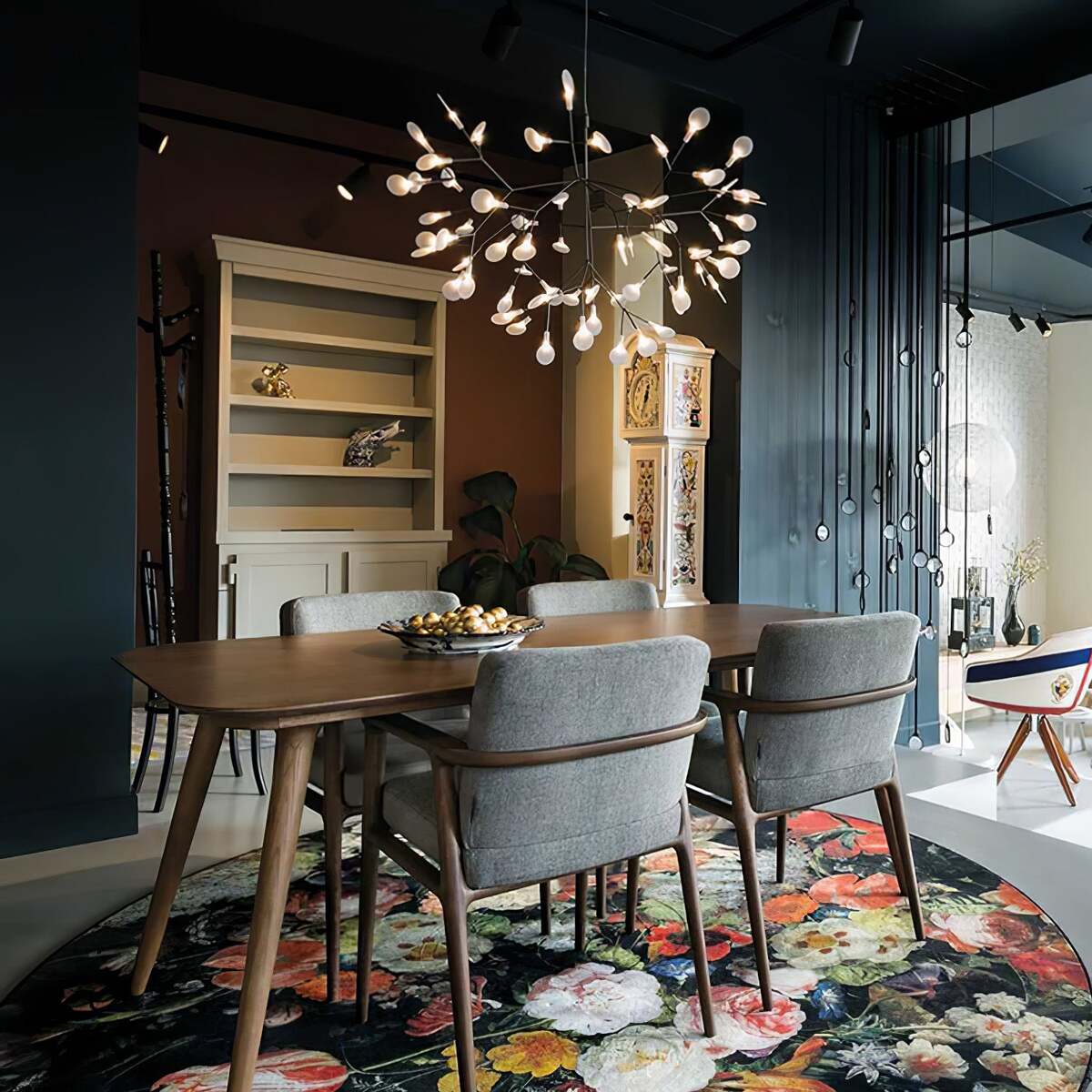 Black Firefly Chandelier - Modern Design