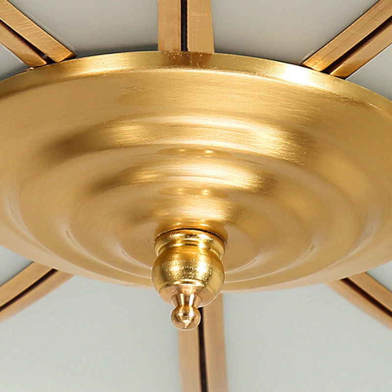 Flush Mount Intricate-Floral Art Deco Ceiling Light