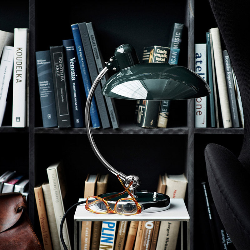 Mid-Century Modern Table Lamp – Dome & Curved