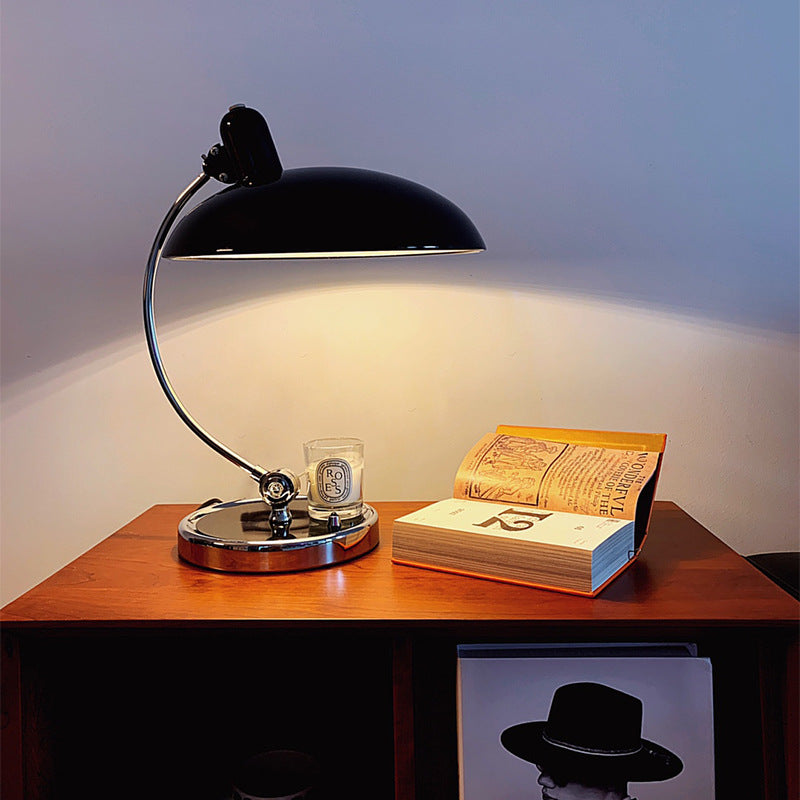 Mid-Century Modern Table Lamp – Dome & Curved