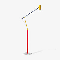 Bauhaus LED Floor Lamp with Cylindrical Form