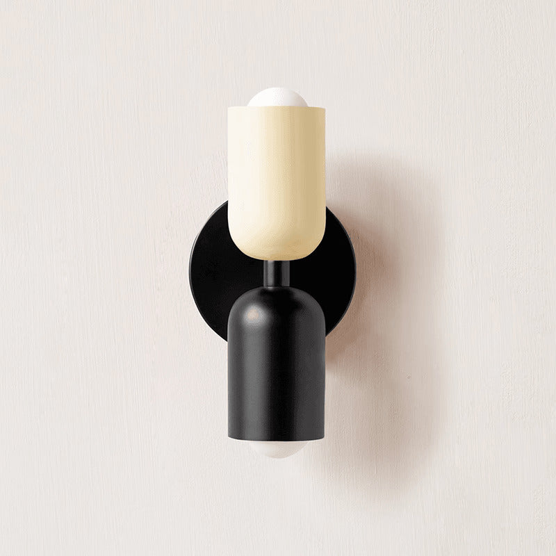 Contemporary Double-Head Wall Light – Vibrant Colors