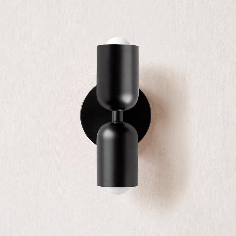 Contemporary Double-Head Wall Light – Vibrant Colors