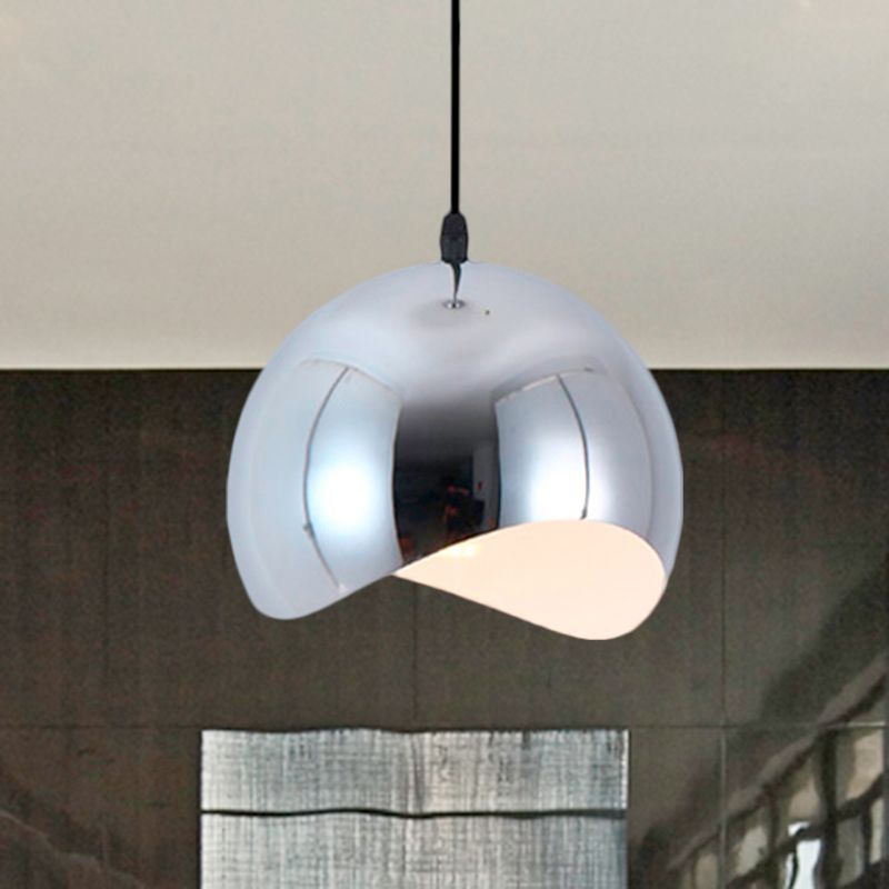 Minimalist Wavy Hemispherical with Pendant Lamp