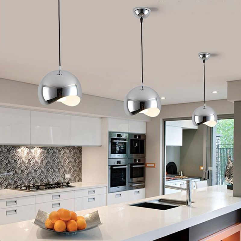 Minimalist Wavy Hemispherical with Pendant Lamp