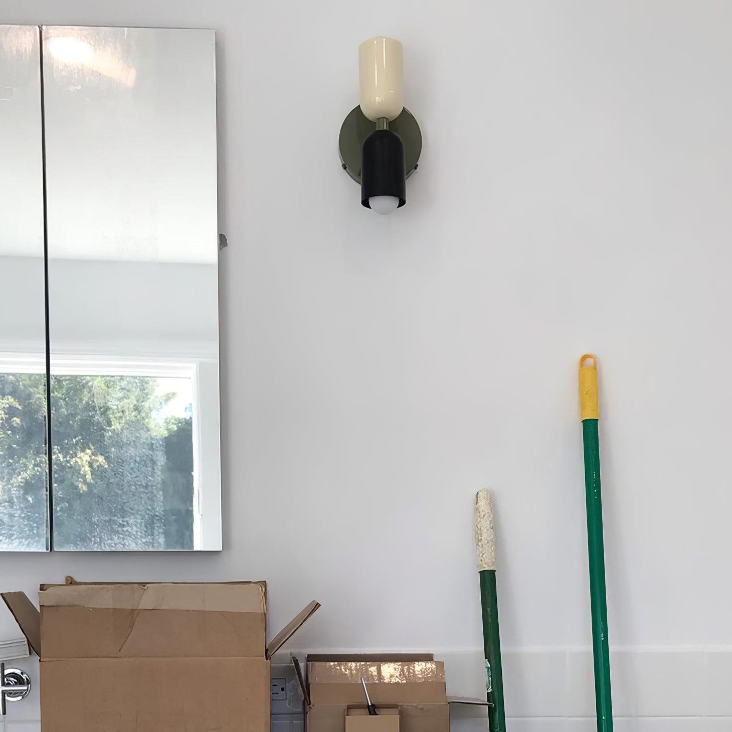 Contemporary Plug-In Double-Head Wall Light – Vibrant Colors