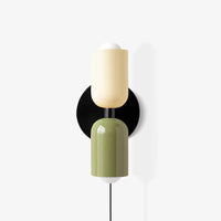 Contemporary Plug-In Double-Head Wall Light – Vibrant Colors