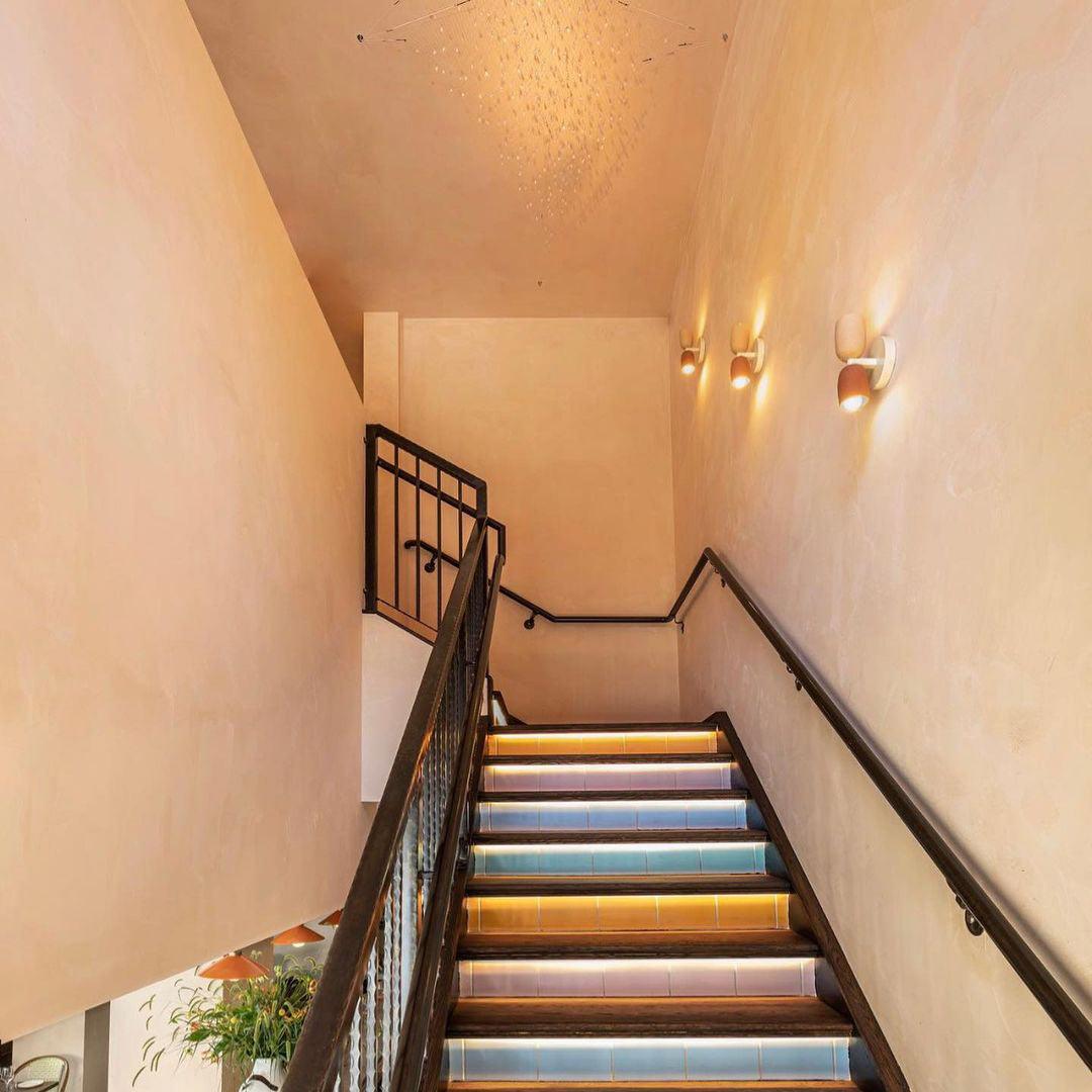 Contemporary Plug-In Double-Head Wall Light – Vibrant Colors