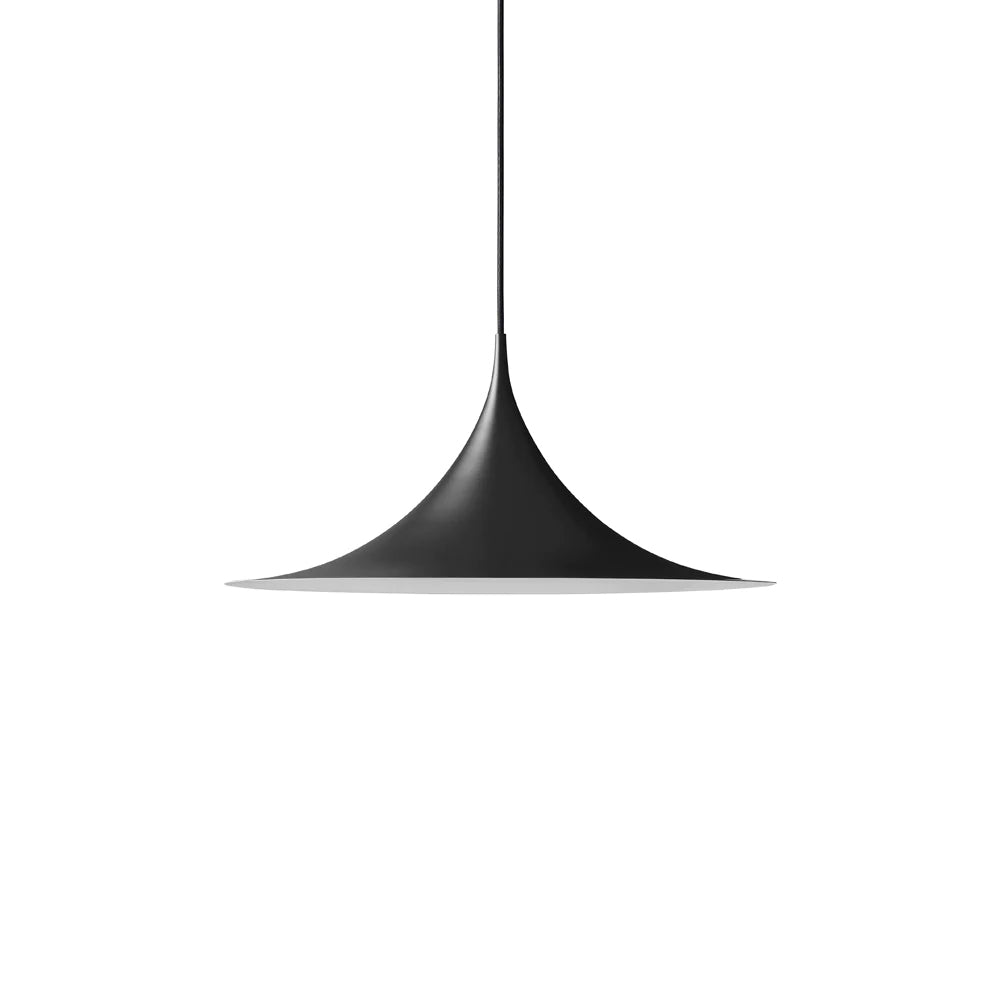 Minimalist Smoothly-Curved Cone Pendant Light