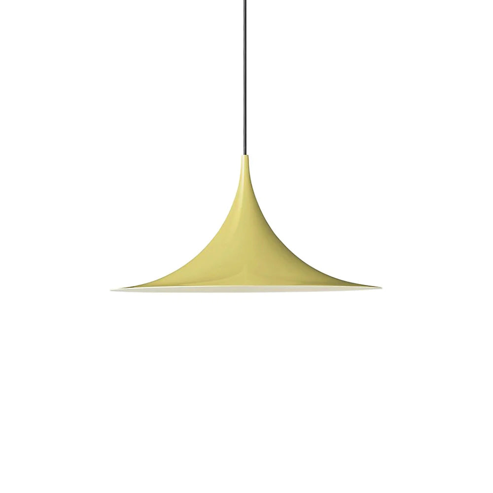 Minimalist Smoothly-Curved Cone Pendant Light