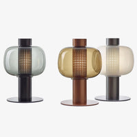 Mid-Century Modern Table Lamp with Ellipsoidal Top