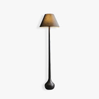 Minimalist Floor Lamp featuring Conical, Spherical Base