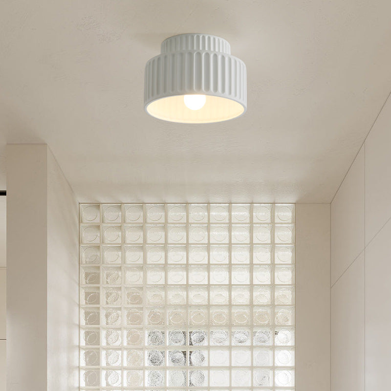Scandinavian Flush Mount Tiered Light Fixture