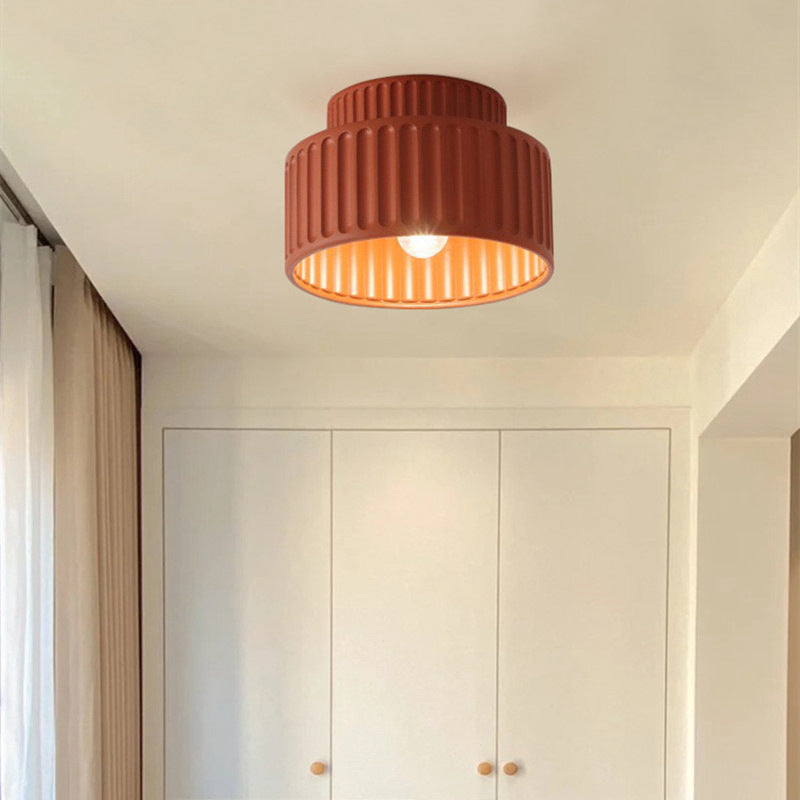 Scandinavian Flush Mount Tiered Light Fixture