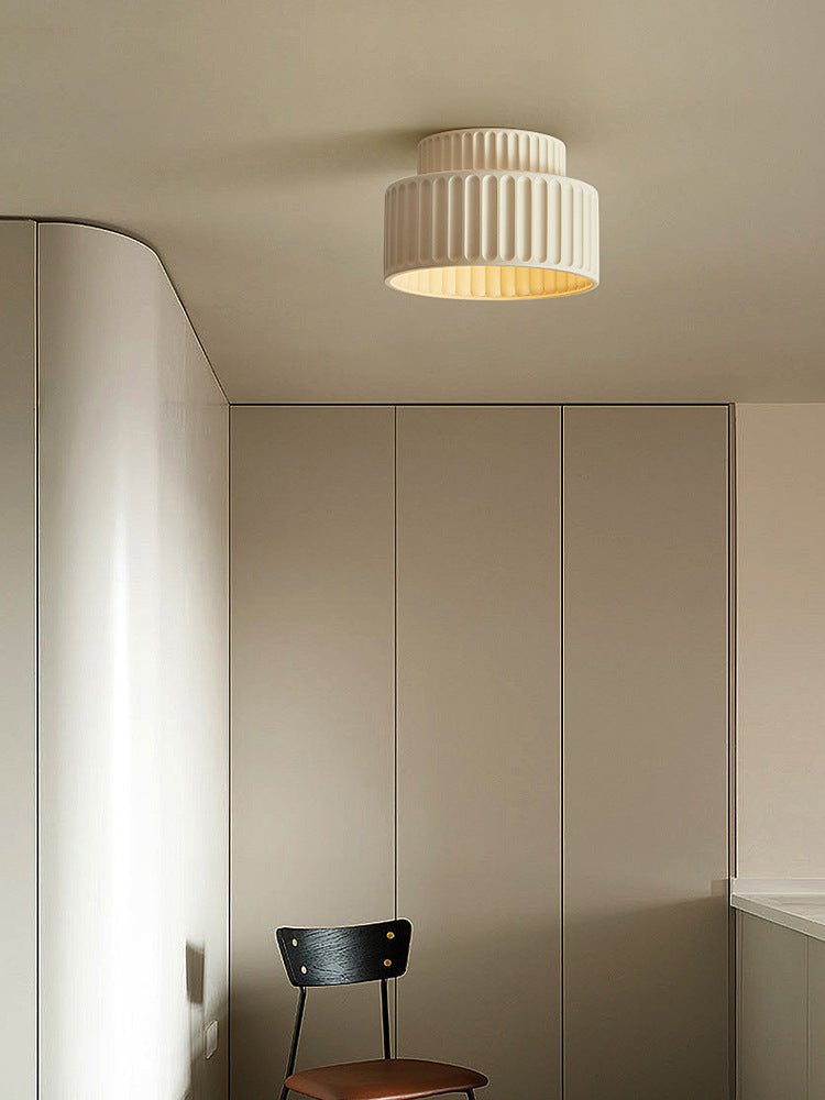 Scandinavian Flush Mount Tiered Light Fixture