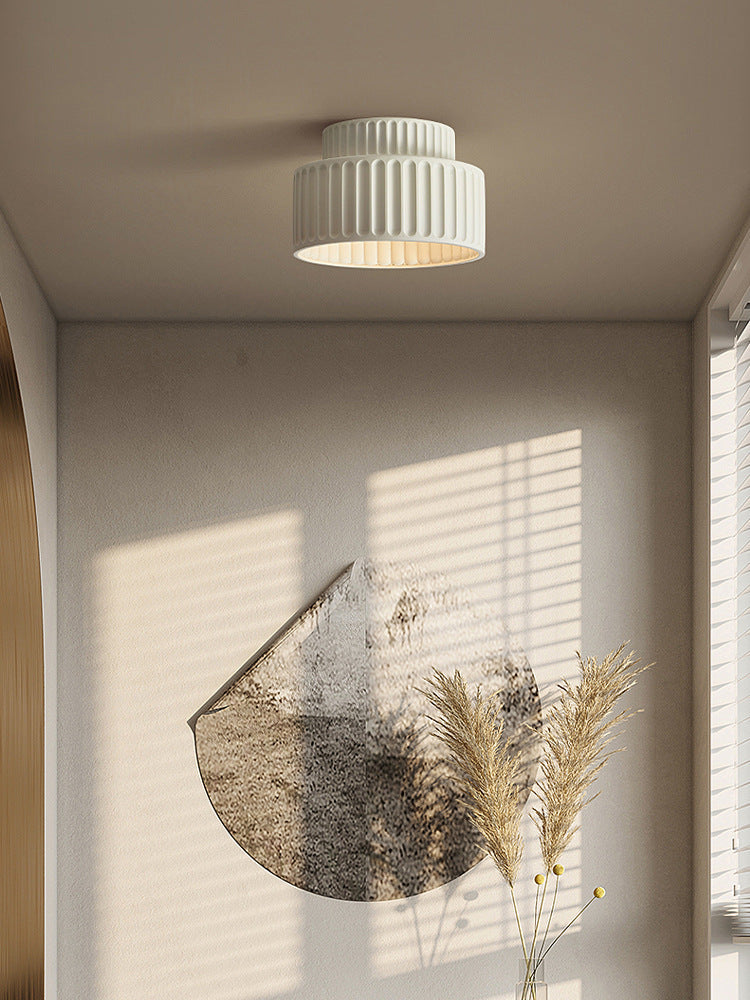 Scandinavian Flush Mount Tiered Light Fixture