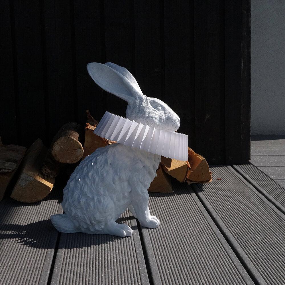 Whimsical Rabbit Table Lamp featuring Integrated LED