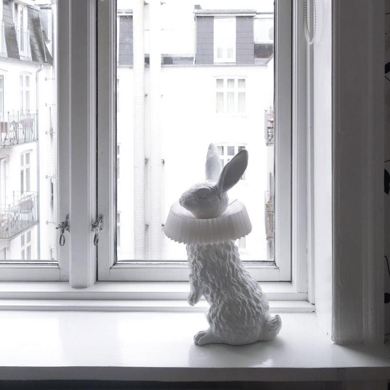 Whimsical Rabbit Table Lamp featuring Integrated LED