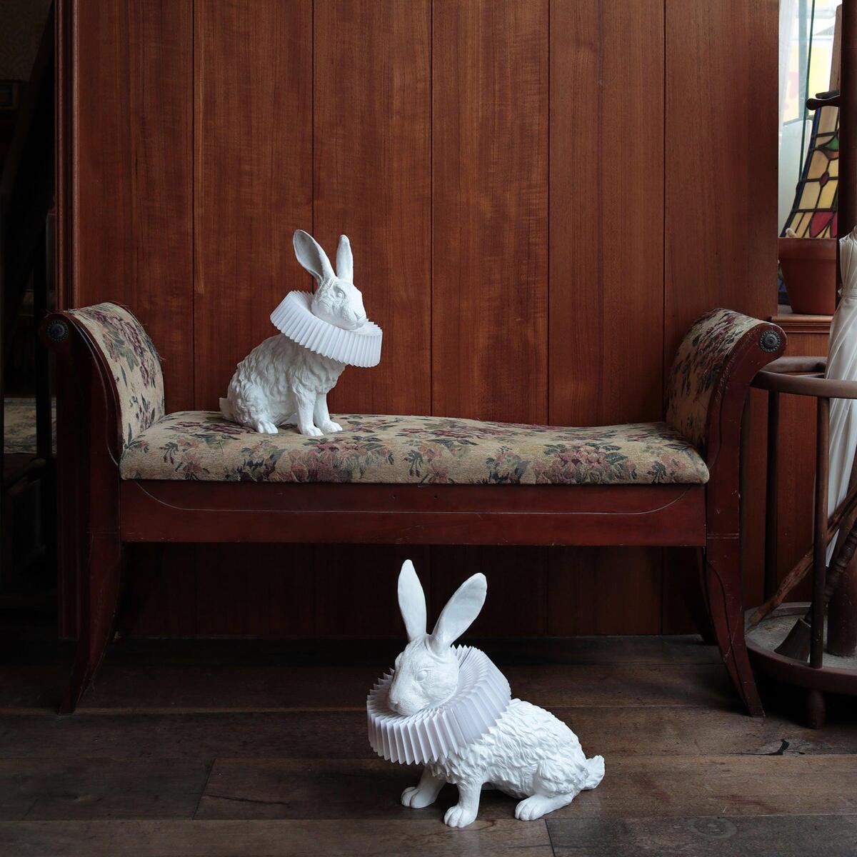 Whimsical Rabbit Table Lamp featuring Integrated LED