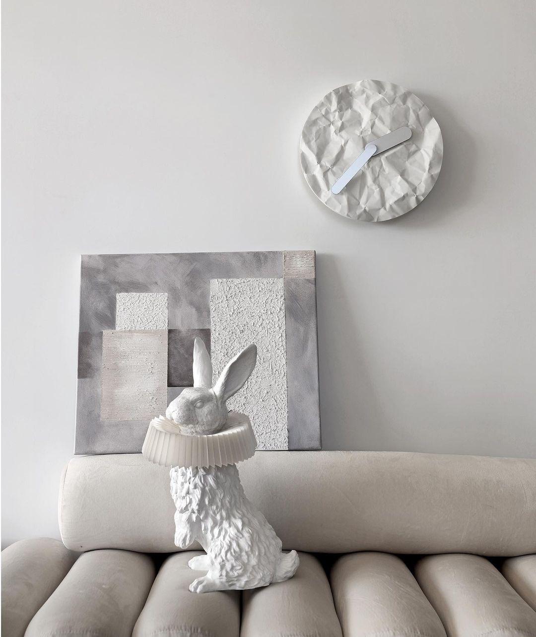 Whimsical Rabbit Table Lamp featuring Integrated LED