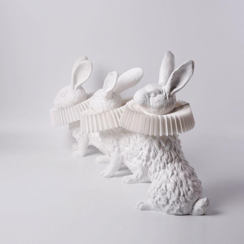 Whimsical Rabbit Table Lamp featuring Integrated LED
