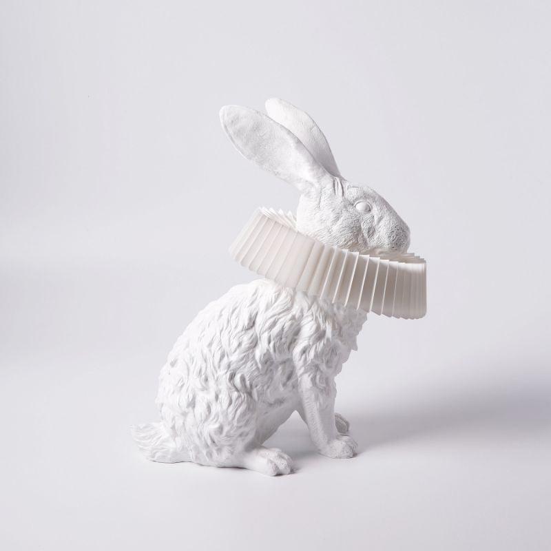 Whimsical Rabbit Table Lamp featuring Integrated LED