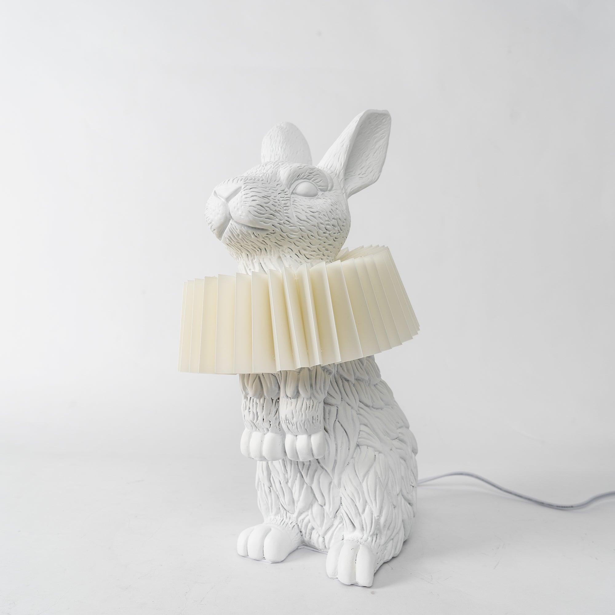 Whimsical Rabbit Table Lamp featuring Integrated LED