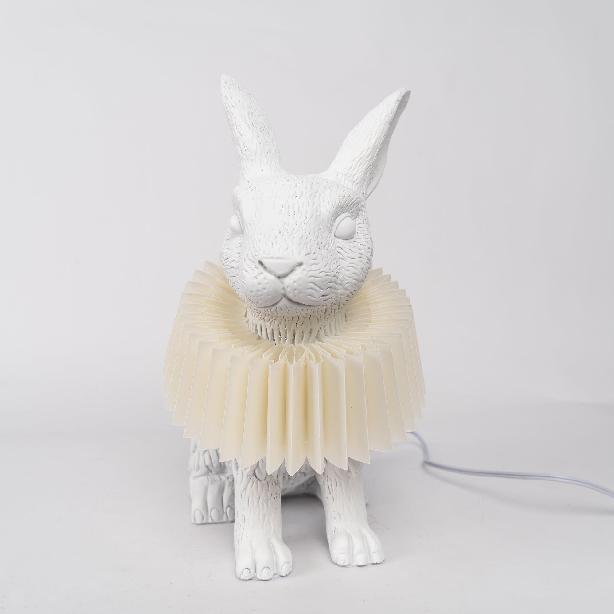Whimsical Rabbit Table Lamp featuring Integrated LED