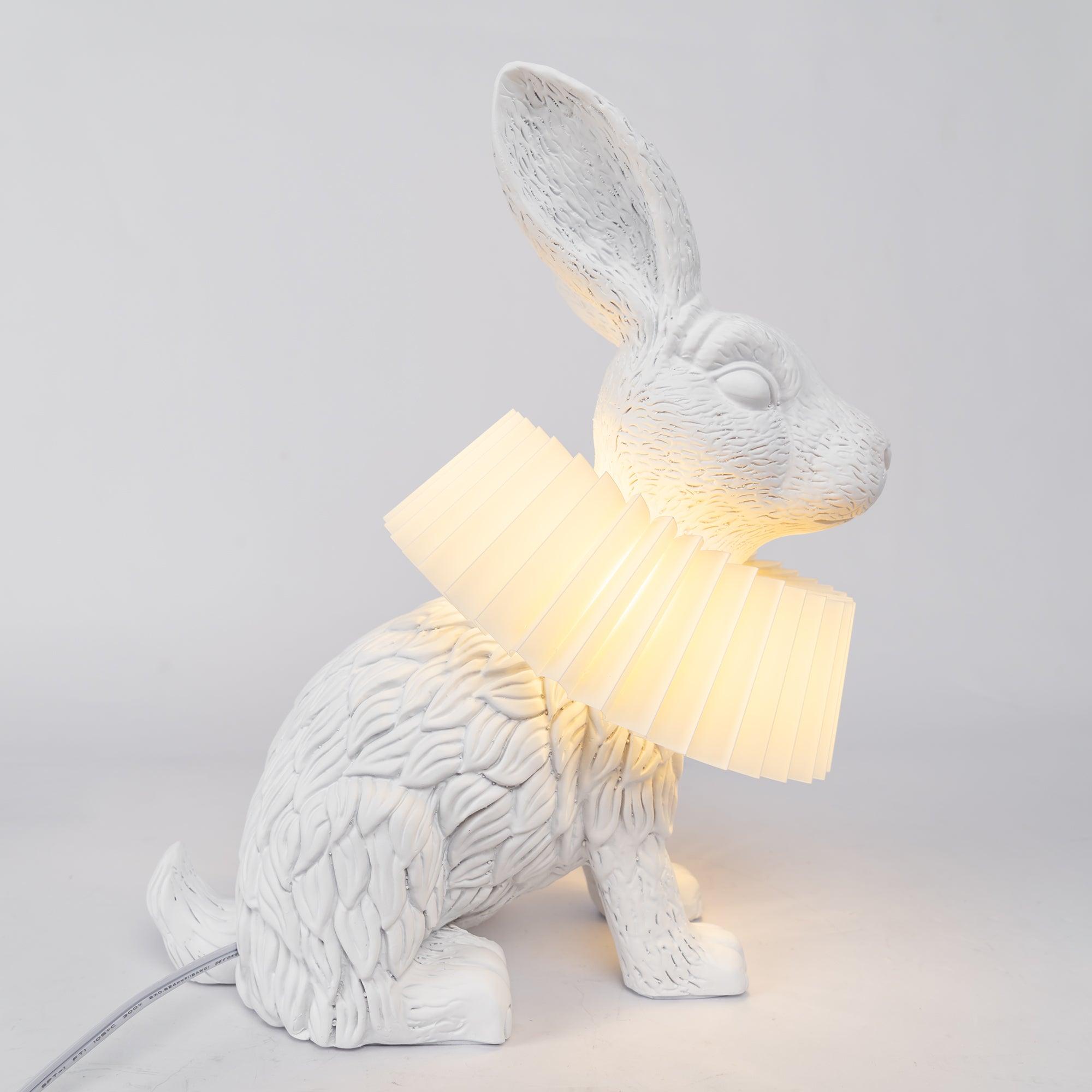 Whimsical Rabbit Table Lamp featuring Integrated LED