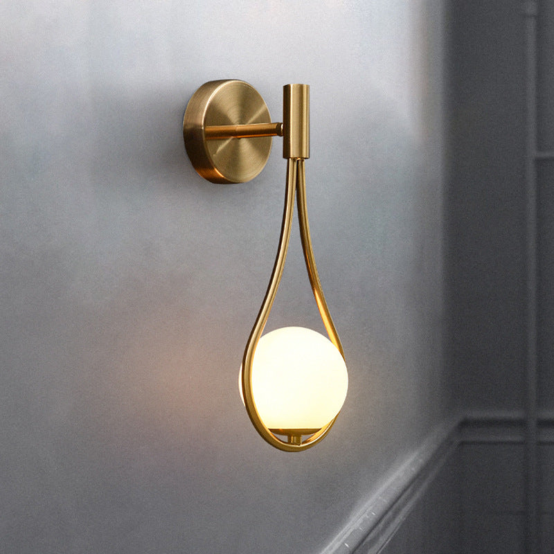 Decorative Glass Bulb Wall Light