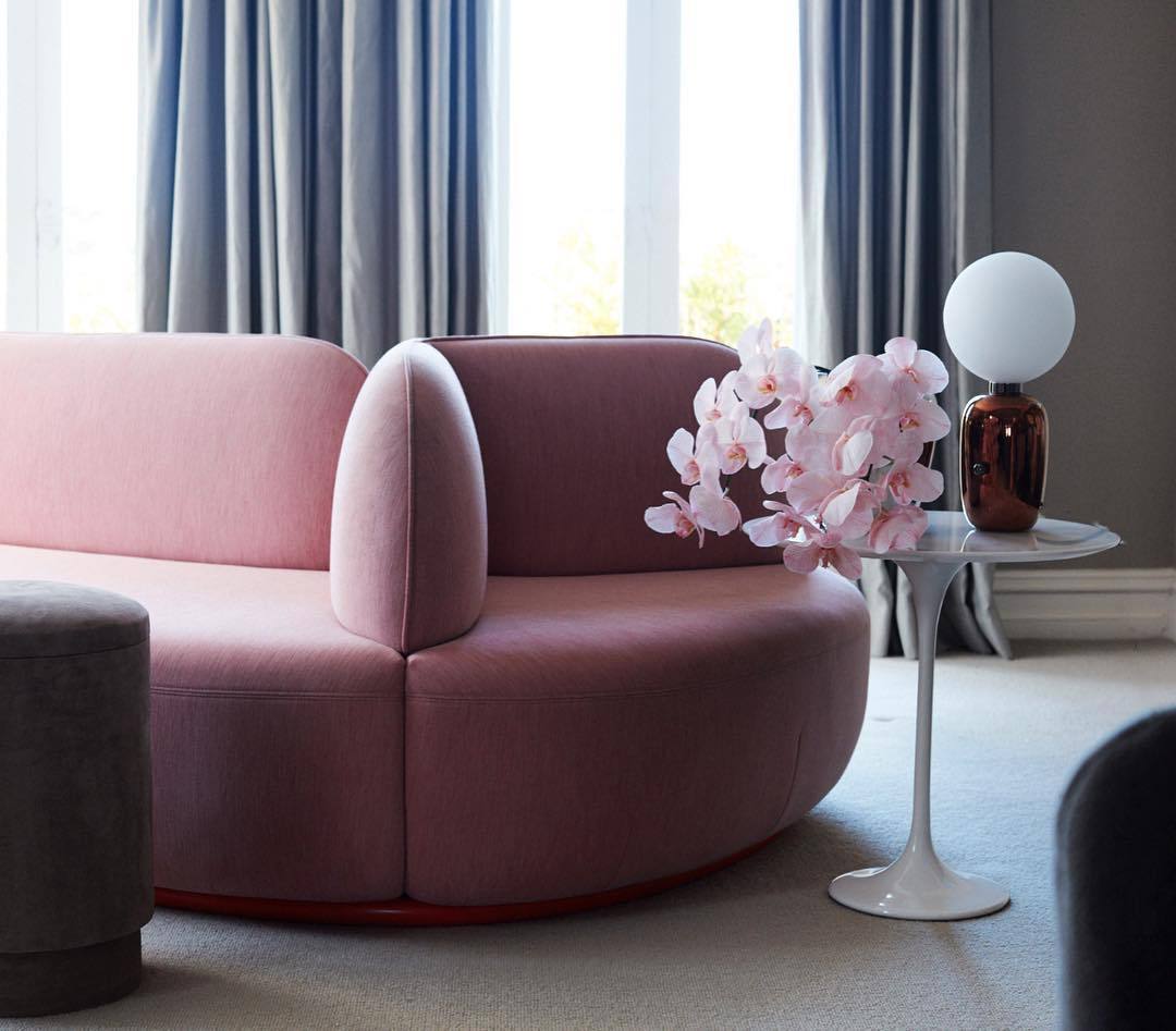 Minimalist Spherical Table Lamp with Cylindrical Base