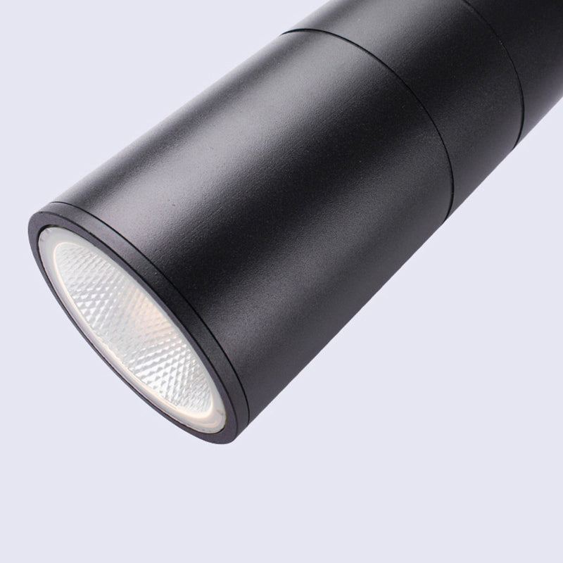 Modern Dual Head Outdoor Wall Lamp – Waterproof Metal Design
