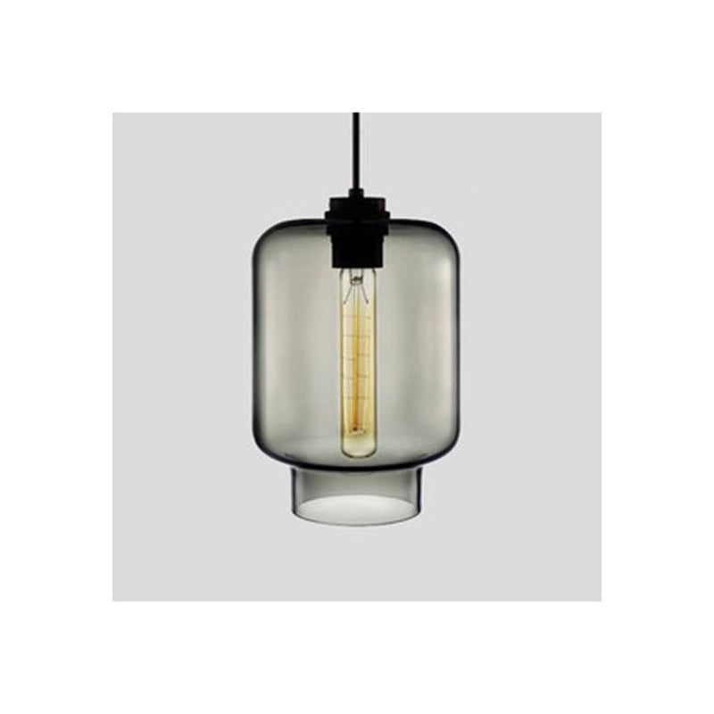 Art Deco Pendant Light Featuring Curved Hexagon